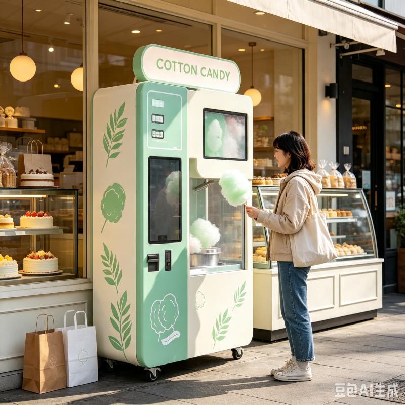 Candy Floss Machine - Machine distributrice automatique de barbe à