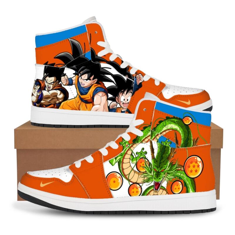 Basketball Arcade Game - Chaussures de basket-ball personnalisées Dragon Ball