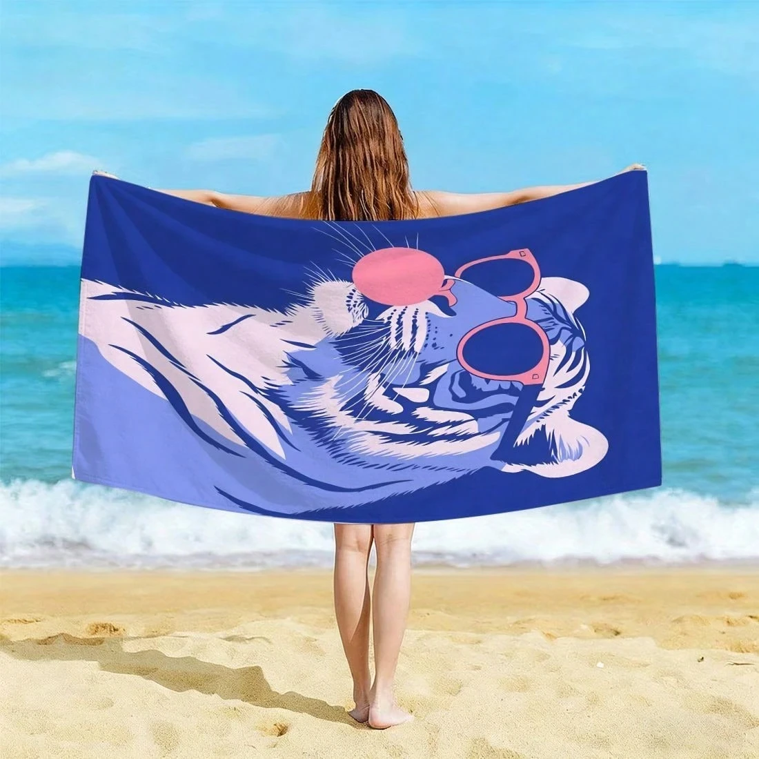 Serviette de plage en polyeste - Bubble Gum Machine avis et prix