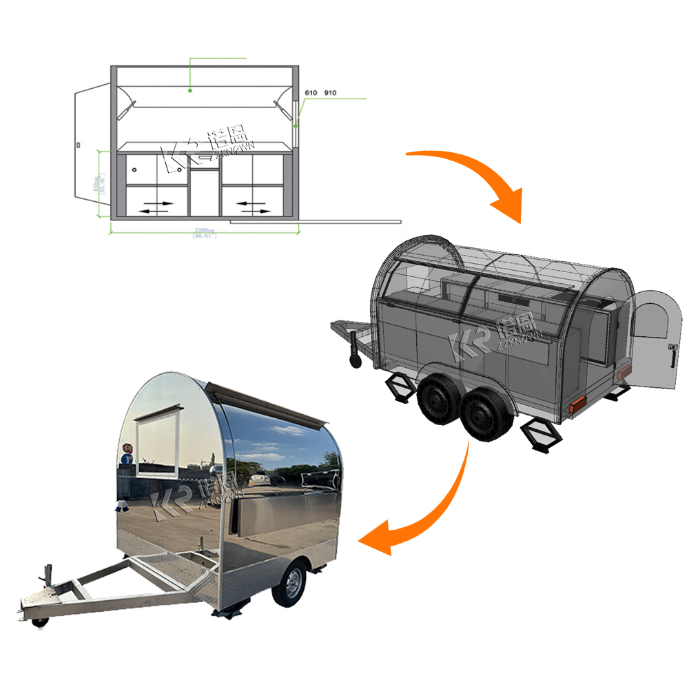 Camion de restauration mobile, - Hot Dog Vending Cart avis et prix