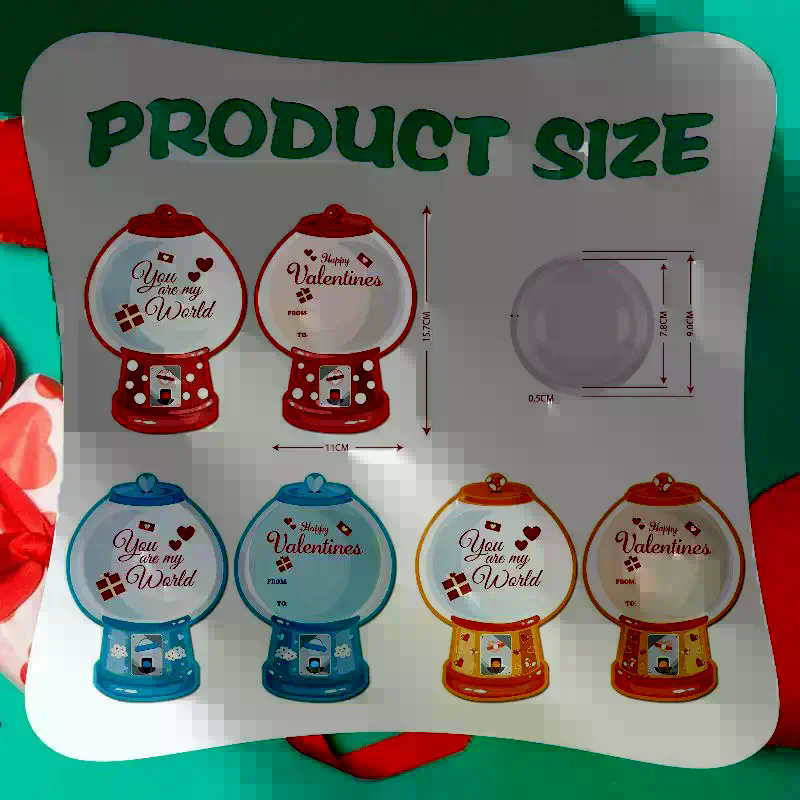 18/36 Pièces Cartes de Bonbons - Bubble Gum Machine avis et prix