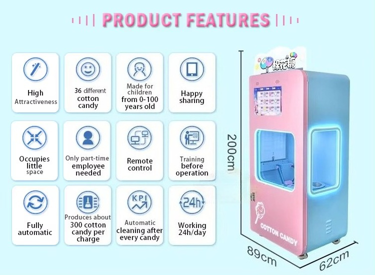 Distributeur automatique de ba - Candy Floss Machine avis et prix