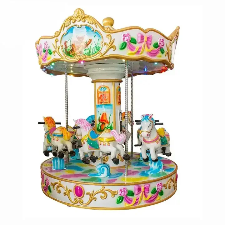 Carrousel de style conte de fé - Coin Operated Kiddie Ride avis et prix