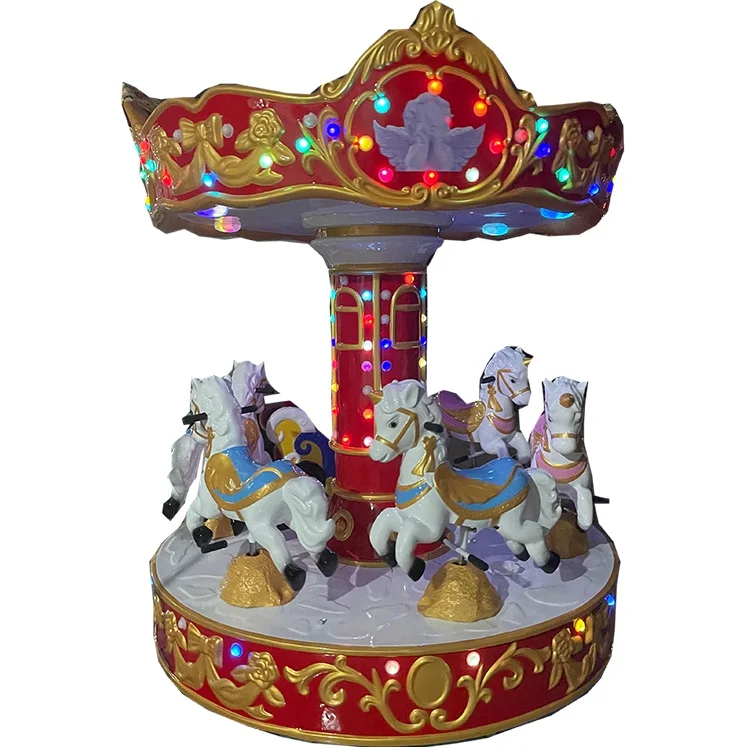 Carrousel de style conte de fé - Coin Operated Kiddie Ride avis et prix