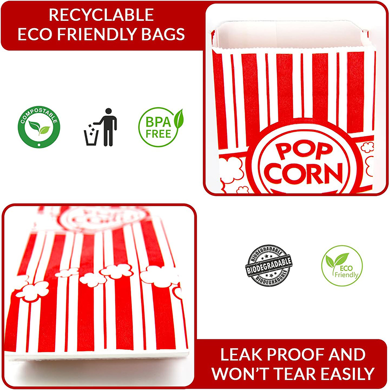 Sacs à pop-corn en papier, sac - Popcorn Vending Machine avis et prix